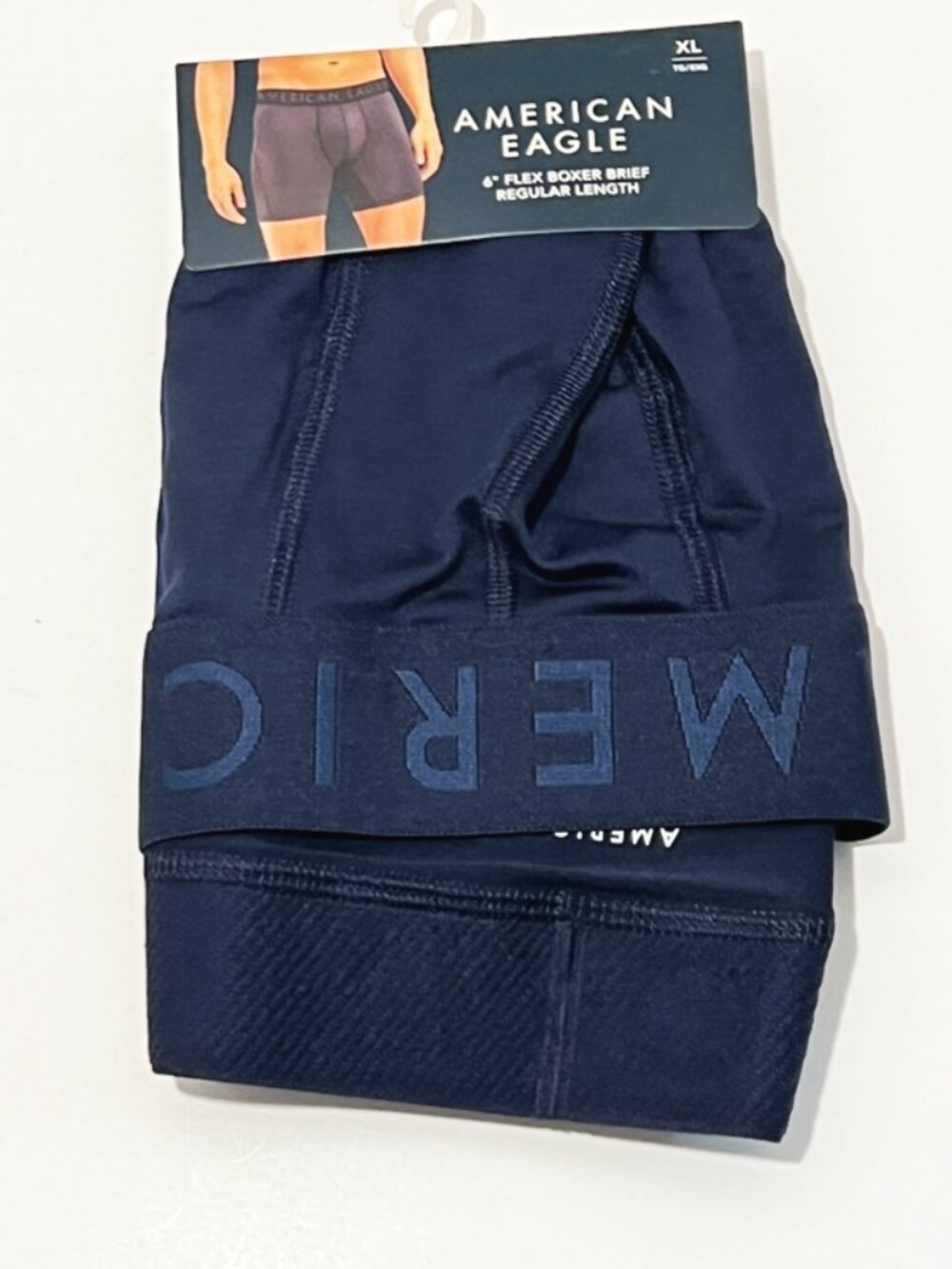 American Eagle Men XL 6" Flex Boxer Briefs Snoopy Peanuts Navy NWT Lot of 3 - Picture 5 of 6